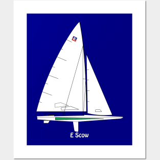 E Scow Sailboat Posters and Art